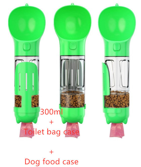 Botella de Agua 3 en 1 para Mascotas