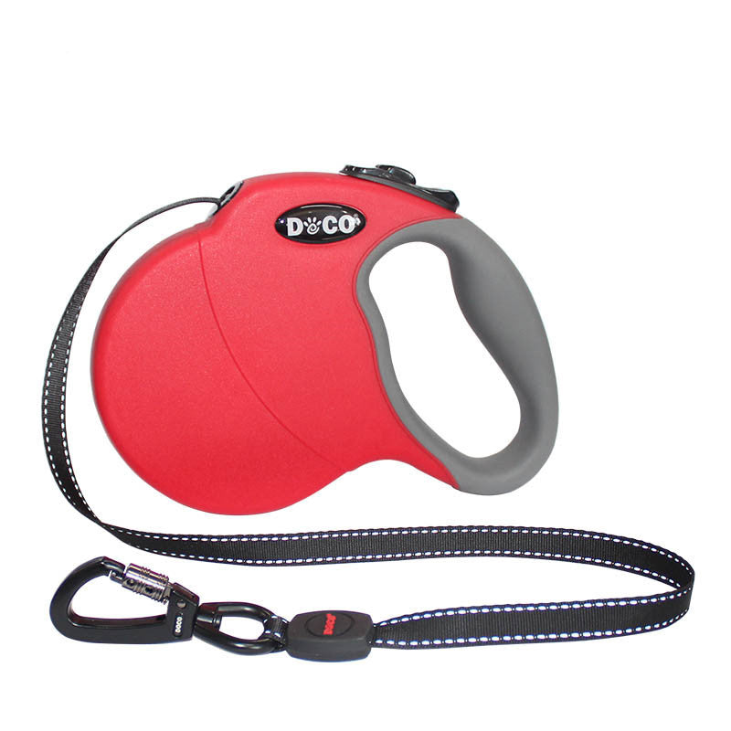 Correa Retráctil Automática para Perros - Sistema de Frenado