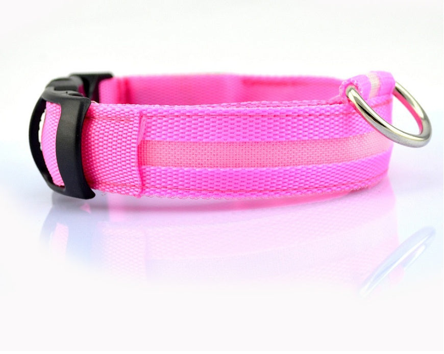 Collar Luminoso LED de Nylon