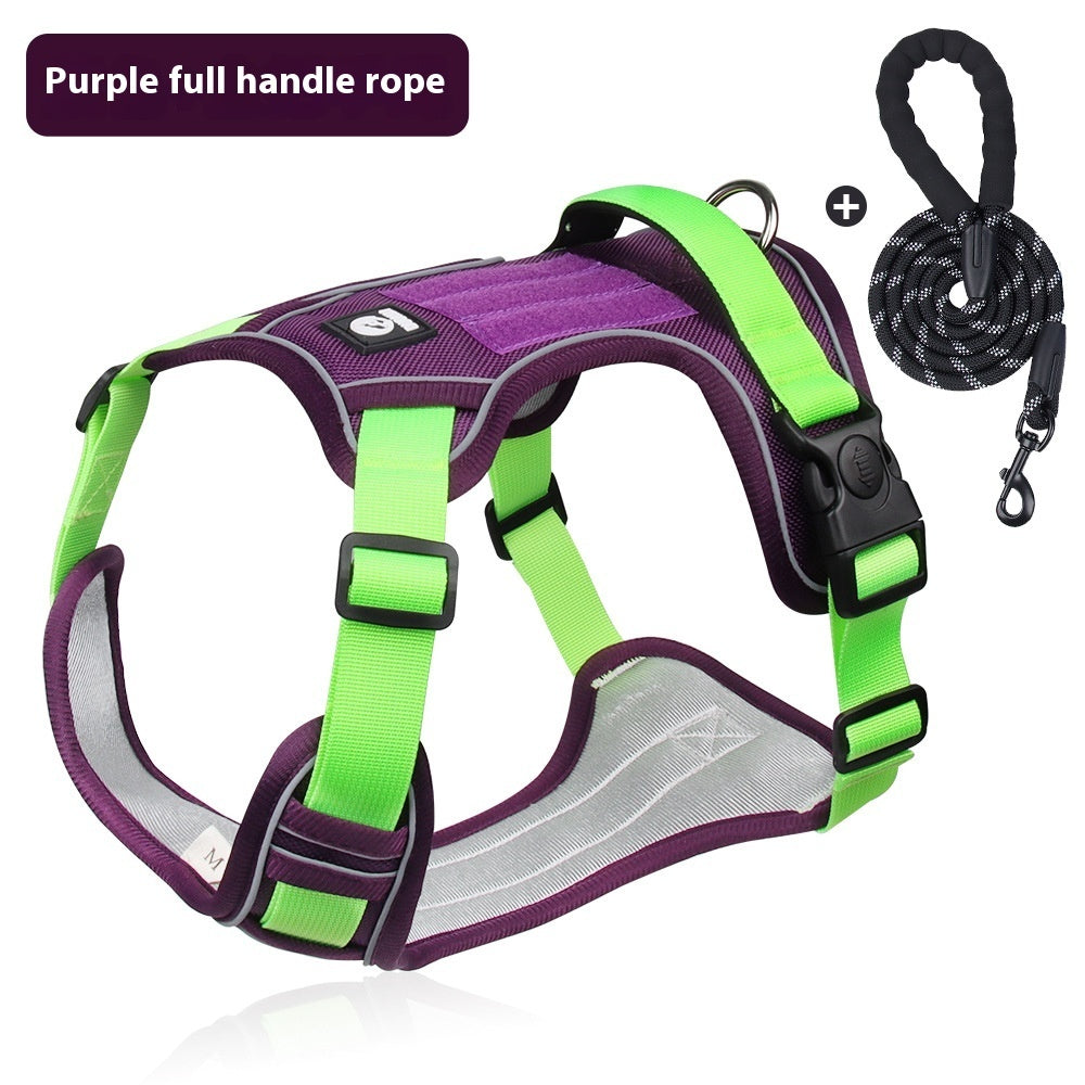 Arnés Pectoral con Mango Anti-Tirones - Perros Grandes Reforzado