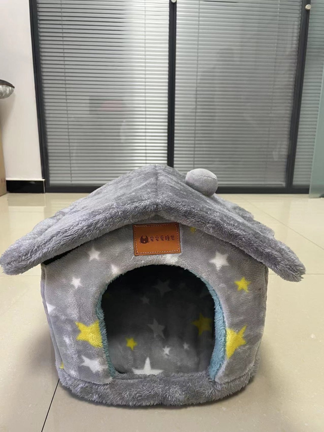 Casa Plegable para Mascotas - Villa de Invierno Cálida Desmontable