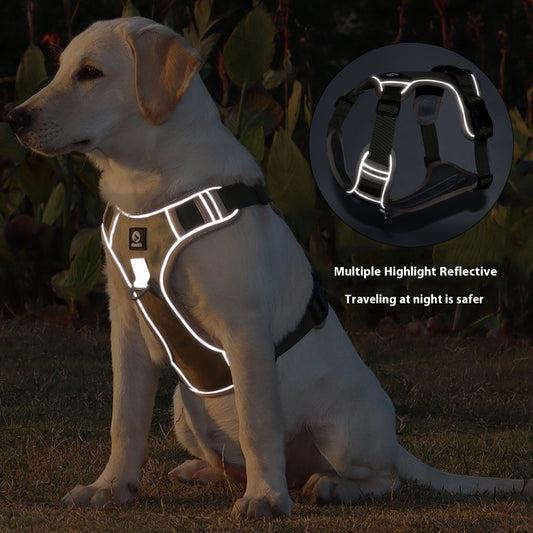 Arnés Pectoral con Mango Anti-Tirones - Perros Grandes Reforzado