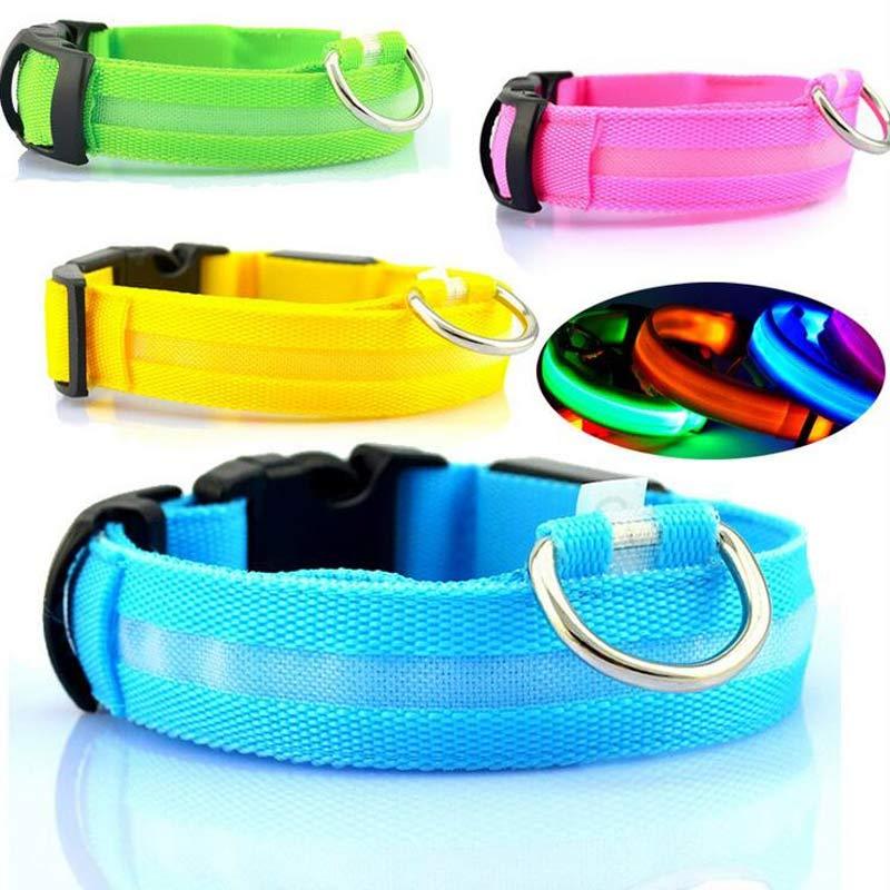 Collar Luminoso LED de Nylon