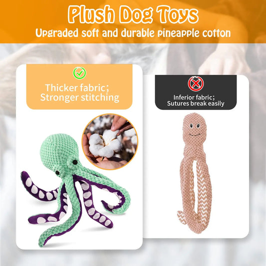 Juguete de Peluche Pulpo con Sonido